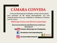 06ª Sessão Extraordinária. 