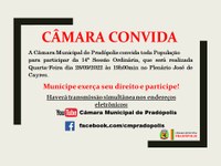 14ª Sessão Ordinária.