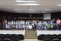 Câmara recebe visita dos alunos das escolas Sérgio Rossetti e Anglo.