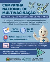 CAMPANHA NACIONAL DE MULTIVACINAÇÃO.