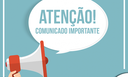 COMUNICADO IMPORTANTE - SUSPENSÃO DAS ATIVIDADES!!