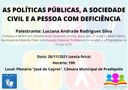 Convite - Palestra da Escola do Poder Legislativo.
