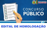 Edital Homologação Concurso nº 001/2018
