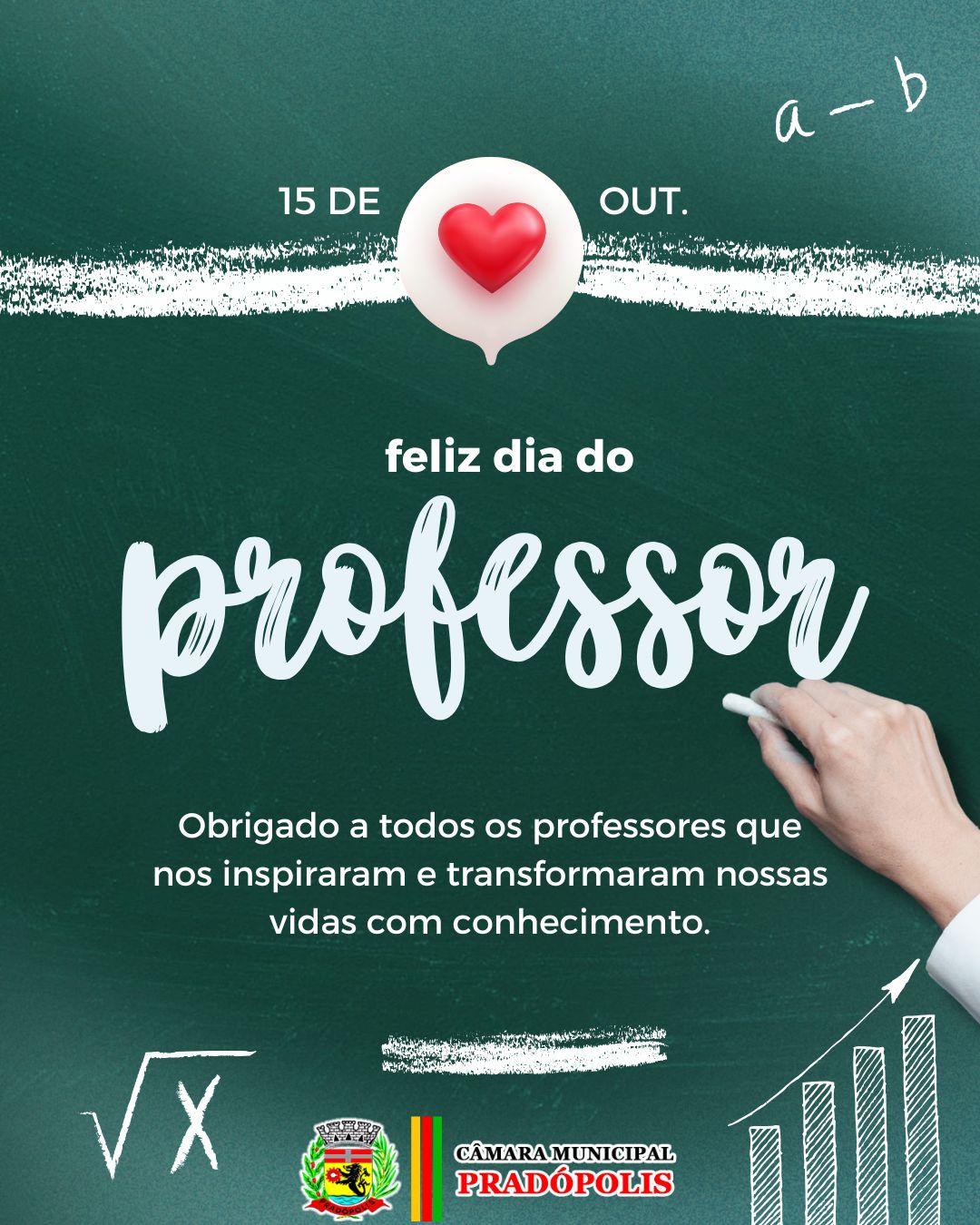 FELIZ DIA DOS PROFESSORES!
