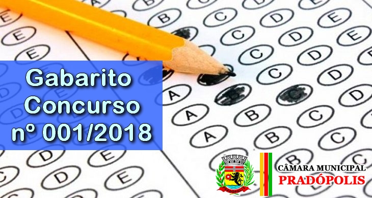 Gabarito Concurso Público nº 001/2018