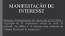 Manifestação de Interesse.