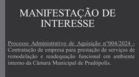 Manifestação de Interesse.