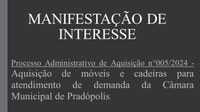 Manifestação de Interesse.