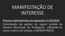 Manifestação de Interesse nº 010/2025.