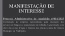 Manifestação de Interesse nº 014/2025.