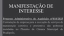 Manifestação de Interesse nº 018/2025.
