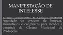 Manifestação de Interesse nº 021/2025.