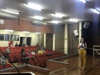 Palestra "Uma ação por muitas vidas" de prevenção ao suicídio.
