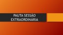 Pauta 05ª Sessão Extraordinária.