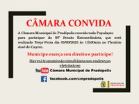 Pauta 08ª Sessão Extraordinária.