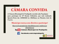 Pauta 13ª Sessão Ordinária.