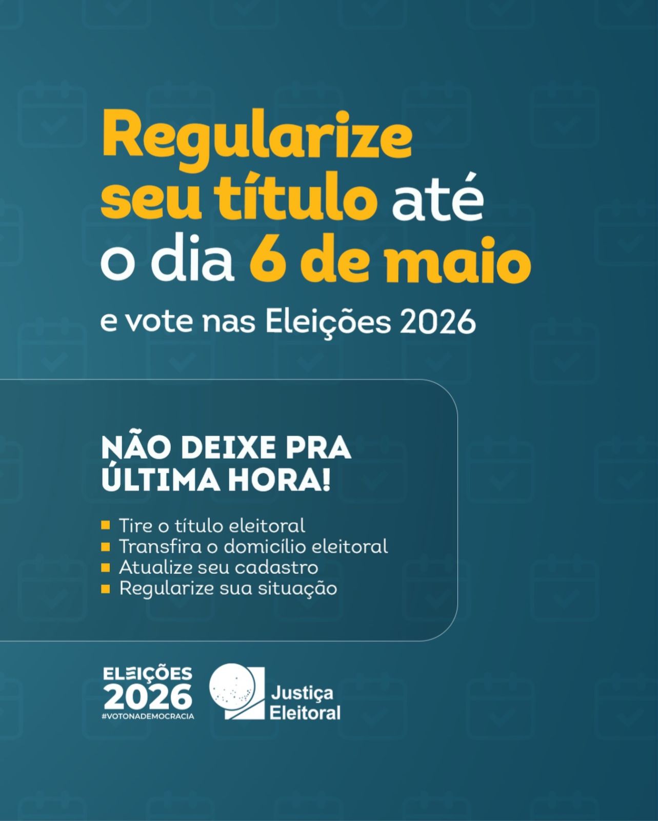 Regularize seu título. 