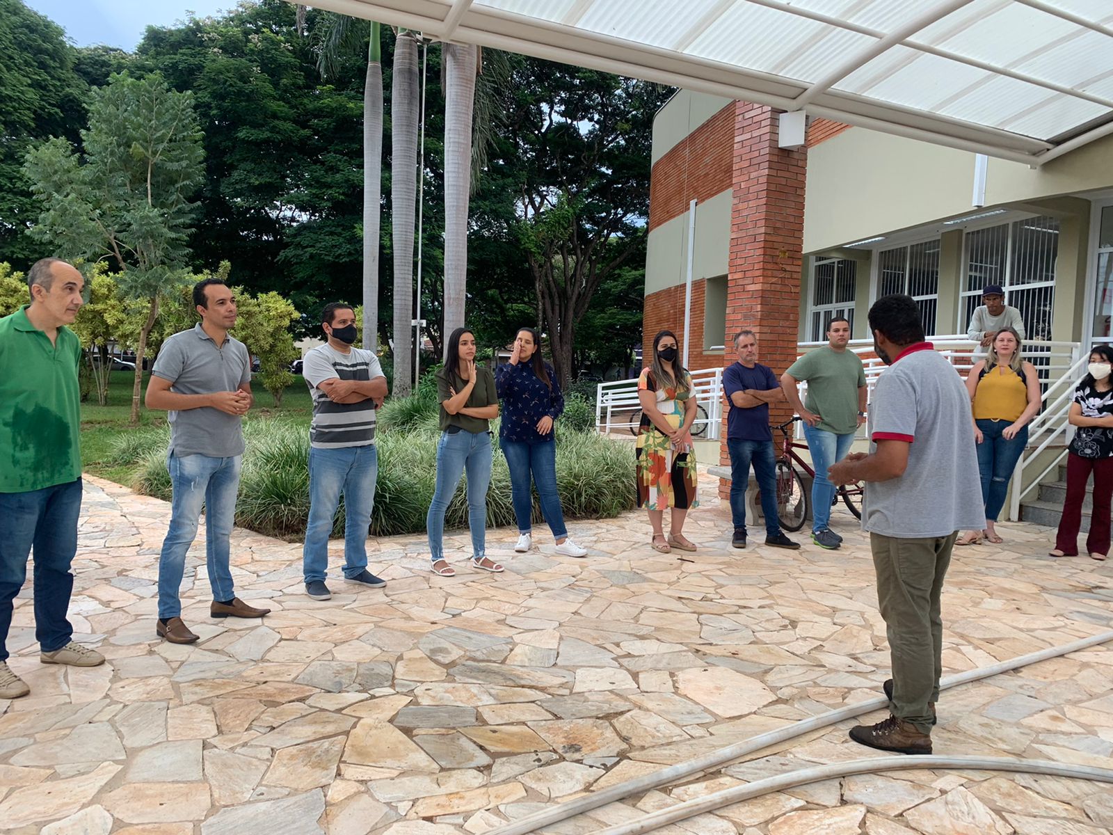 Servidores da Câmara recebem curso de Brigada de Incêndio.
