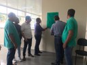 Vereadores participam da reinauguração do CRAS (Centro de Referência de Assistência Social).