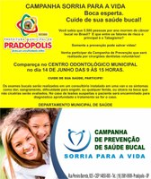 Vereadores participaram da Campanha Sorria Para a Vida!